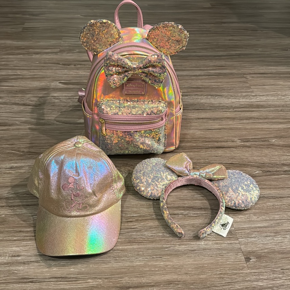 Disney Loungefly 50th Anniversary EARidescent Bundle